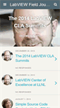 Mobile Screenshot of labviewjournal.com